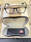 New Ray Ban RB7074 5364 Unisex Matte Rubber Black Square Frames 50/18 145. Price: $117.99.