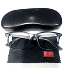 Ban RB7144 5922 Black Gray Square Eyeglasses Frame 53-18 150 Case Pre-owned. Price: $59.49.