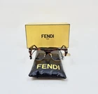 Fendi FE50095U 055 Unisex Havana Square Eyeglasses Frames New. Price: $299.00.