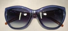 New Robert Marc 909-282 Transparent Blue/brown 53-19-140 Women's Sunglasses. Price: $125.00.