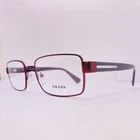 Prada Authentic Eyeglass Frames Vpr 60Q ROP-1O1 54 18 140 Black Red New. Price: $124.54.