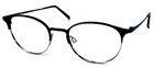 Charmant CH11465U Titanium Black Silver Split 50-19-140 Eyeglasses Frame Pre-owned. Price: $42.00.