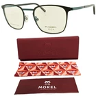 New Morel 10181O GB12 Grey Blue Rectangle Men Metal Optical Frame Eyeglasses. Price: $99.99.