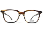 Iconik Eyeglasses Frames Liam C06 Brown Striped Horn Square Rim 52-19-148 New. Price: $104.03.
