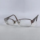 Anne Klein AK5003-208 Women Eyeglasses Frame Brown Plastic Half Rim 52-17-140 Mm Pre-owned. Price: $19.99.