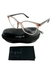 Vogue Eyewear New Transparent Beige Eyeglasses 52-17-140 Fashion Frames VO5356. Price: $33.99.