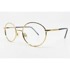 Enhance Eyeglasses Frames Unisex Gold Round Full Rim 48-18-140 4011 Pre-owned. Price: $31.99.