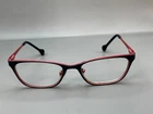 Lisa Loeb Pink Sky Berry Rose 47-16-125 Metal Full Rim Eyeglasses Frame Pre-owned. Price: $12.87.