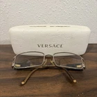 Versace Eyeglasses VE1163-B 1221 Tortoise Gold Crystals 52-16-130 Case Rectangle Pre-owned. Price: $56.99.
