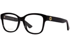 Gucci GG1340O 001 Eyeglasses Women's Black Full Rim Square Shape 54-MM New. Price: $159.95.