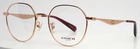 Coach HC5175 9331 Rose Gold Womens Round Full Rim Eyeglasses 52-20-140 B:47 New. Price: $84.99.