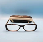 Vogue 2658 W656 Havana Eyeglasses Frame Only 52-15-140MM W/case Excellent Pre-owned. Price: $24.99.
