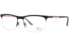 Jaguar 33611 8840 Eyeglasses Men's Black/red Semi Rim Square Shape 56MM New. Price: $69.95.