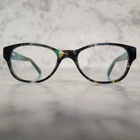 Tory Burch Ty 2031 3153 Blue Green Tortoise Oval Eyeglasses Frames 49-17-135 Pre-owned. Price: $50.00.