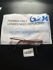 Ray-ban Rb 6103 2511 Bronze Brown Rectangular Eyeglasses Frames 51-17 140 G236 Pre-owned. Price: $25.24.