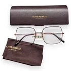 Oliver Peoples Justvna Eyeglasses OV1279 5037 Rose Gold Red W/case 54MM New. Price: $165.00.