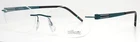 Silhouette 4418 6065 5369 Teal Black Womens Rectangle Eyeglasses 54-17-140 New. Price: $134.99.