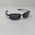 Maui Jim MJ-408-02 Sandy Beach Glossy Black W/ Polarized Gray Lens VD93 Pre-owned. Price: $72.25.