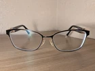 Furla VFU280K Col. 0304 Black Gold Metal Eyeglasses Frames Only 53-15-135 Pre-owned. Price: $24.99.