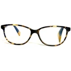 Furla VFU169K Eyeglasses Tortoise Blue Cat Frames 52-16-140 COL.0744 Pre-owned. Price: $49.99.