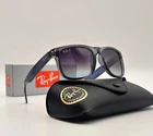 Ray-ban RB4165 Justin 6596/T3 Polarized Sunglasses Blue Frame Gray Lens 54MM New. Price: $59.60.