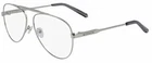 New Dragon DR197 Dee 040 Silver & Grey Aviator Eyeglasses 56MM With Case. Price: $69.95.