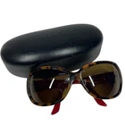 Ralph By Lauren Tortoise Sunglasses Red Frame 60 15 120 RA5005 Rectangle Pre-owned. Price: $29.40.