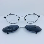 New Vintage Gucci Eyeglasses Gg 2624 With Sun Clip On C. Black 46MM Made Italy. Price: $349.99.
