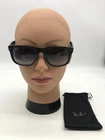 Ray-ban RB2144 Black Full Rim Designer Unisex Sunglasses Grey Lens Pre-owned. Price: $54.99.