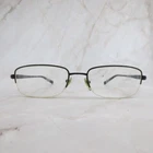 Salvatore Ferragamo Eyeglasses Frame 1784 501 Black Rectangle Half Rim 54-18-140 Pre-owned. Price: $46.07.