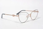 Guess GUT2F4-50179 Gray Metal Cat Eyeglasses Frames 53-17-140 B239 New. Price: $95.00.