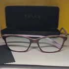 Ralph Lauren Eyeglasses 7044 1038 Havana On Violet 52MM Case/cloth New. Price: $49.00.