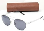 Prodesign Denmark Sunglasses 8108 1022 Silver Frames W/ Grey Lenses Unisex 51MM New. Price: $119.95.