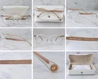 Michael Kors MK4058 Caracas 3050 Clear Crystal Rose Gold Eyeglasses Frame &case New. Price: $68.00.