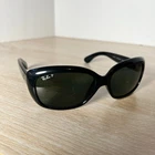 Ray-ban RB4101 Jackie Ohh 601 Black Sunglasses Frames Only 58-17-135 Italy Pre-owned. Price: $29.71.