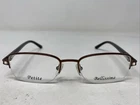 Bellissima Bl 1033B 2004 49-17-135 Brown Metal Half Rim Eyeglasses Frame LT49 New. Price: $45.00.