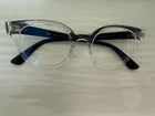 New Ray-ban 4324-V 5943 Clear Black Authentic Eyeglasses 50-21 Pre-owned. Price: $45.00.