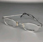 Timex T303 Silver - Stainless Steel Full Rim Eyeglass Frame 48/20/130 New. Price: $39.95.