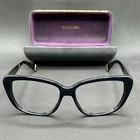 Zac Posen Loretta Eyeglasses Frame Black & Blue 54-15-135 Used W/ Case Pre-owned. Price: $47.95.