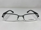 Vogue Eyewear 3864-B 352 51-18-135 Black Half Rim Eyeglasses Frame QV03 New. Price: $44.00.