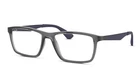 New Ray-ban RX7056 -5814 Transparent Gray 55-17-145 Rectangle Eyeglasses. Price: $124.99.