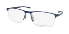 New Porsche Design P8752 Eyeglass Frame Blue Mens Half-rim Rectangular Italy. Price: $166.55.