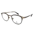 Seraphin Eyeglasses Frames HUBBARD/8105 Antique Bronze Square Titanium 47-20-140 New. Price: $229.99.