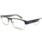 Alberto Romani Eyeglasses Frames Ar 4002 Black Blue Silver Half Rim 54-17-140 New. Price: $61.19.