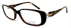 Elle EL13428 Dark Clear Brown/marble Womens Eyeglasses Frame 52-16-135 Pre-owned. Price: $64.00.