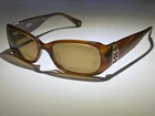 Vintage Coach Eyeglass Frames S829 Amber Horn Brown Swirl Butterscotch Tortoise Pre-owned. Price: $25.00.