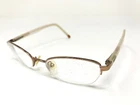 Dkny DY5514 1015 Eyeglasses Frame 51-19-135 Half Rim Brown/bronze Polish TO63 Pre-owned. Price: $20.60.