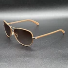 Tory Burch TY6013Q 944/13 Sunglasses Gold Apricot Leather Gradient 60-14-130 Vgc Pre-owned. Price: $88.00.