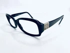 Anne Klein Black Silver Lion Oversize Eyeglasses AKNY3120 201/30 58 17 135 2N Pre-owned. Price: $34.00.