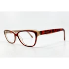 Lulu Guinness Eyeglass Frames Womens Tortoise Brown Cat 54-14-140 31925 Pre-owned. Price: $39.99.